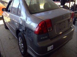 2004 HONDA CIVIC, GRAY, LX, 1.7L, AT,  A25079